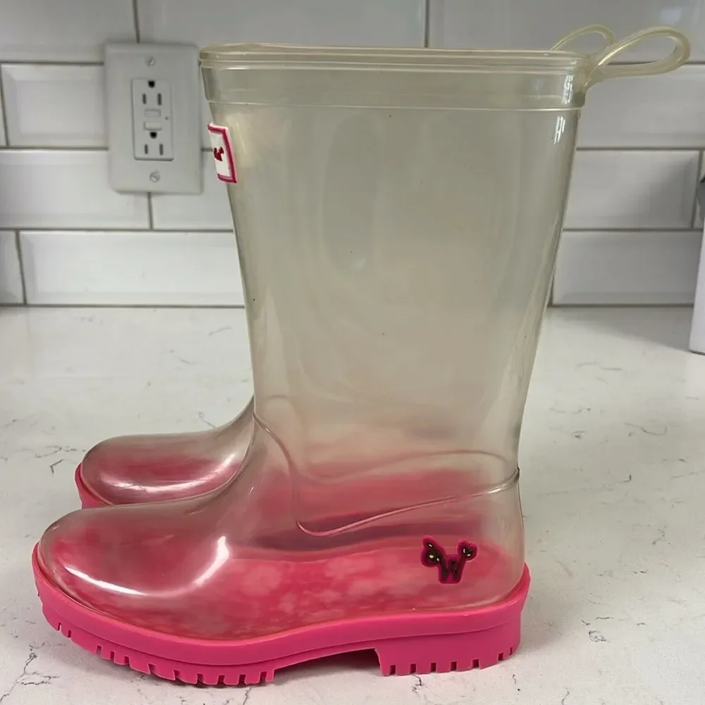 American Girl WellieWishers Peek-a-Boo Wellies for Girls Size 12/13
